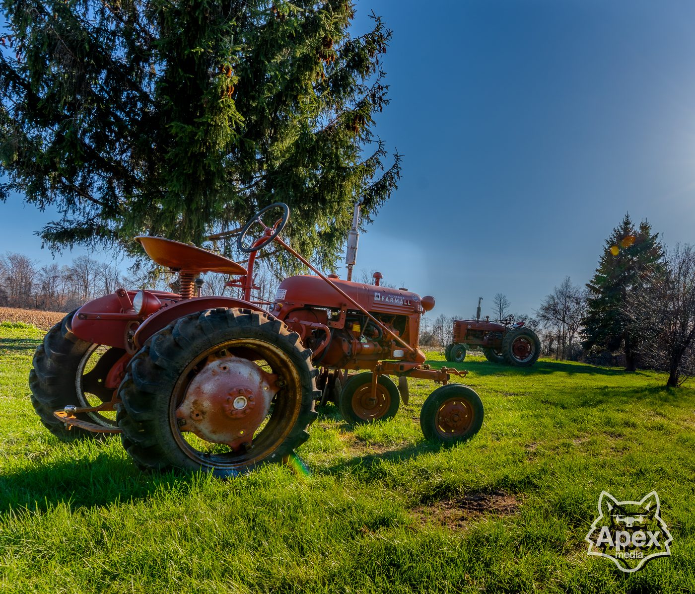 McCormick Farmall chrome close-up